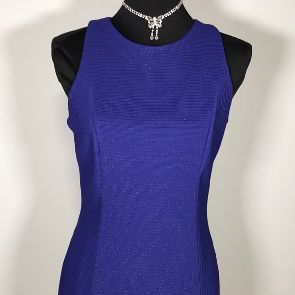 Gabby Skye Purple Sparkle Dress Sz 6 - Picture 3 of 10